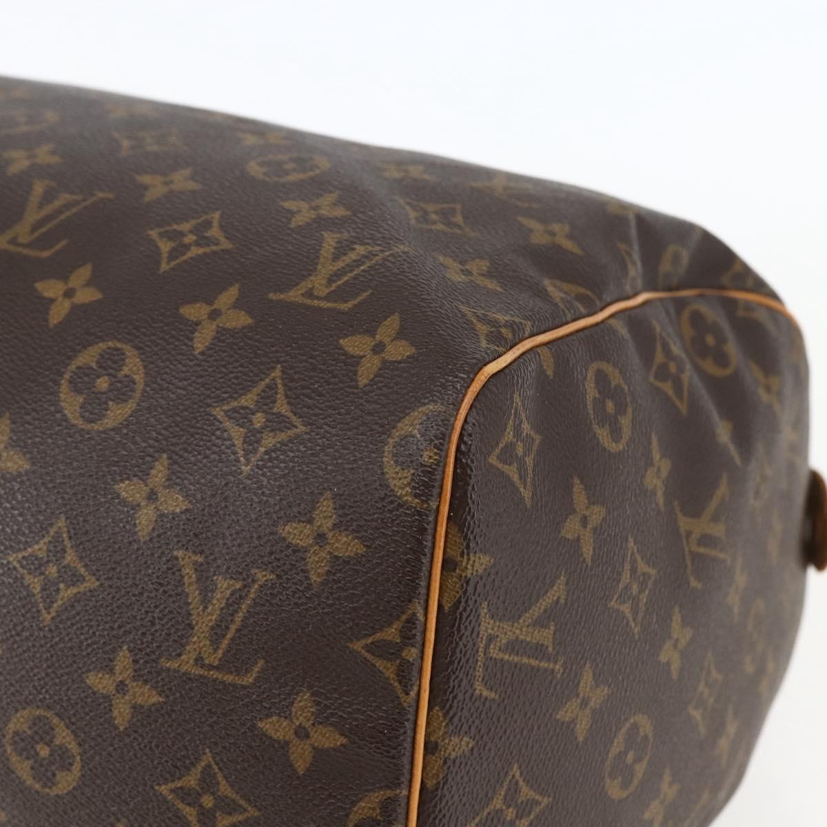 Louis Vuitton Speedy 40 Monogram Canvas Handbag Authentic 156336V - photo 10