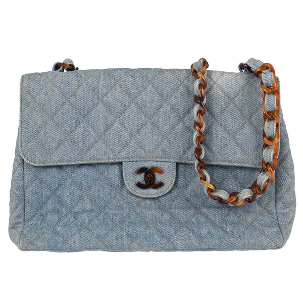 Chanel Jumbo Classic Flap in Denim Azzurro Vintage