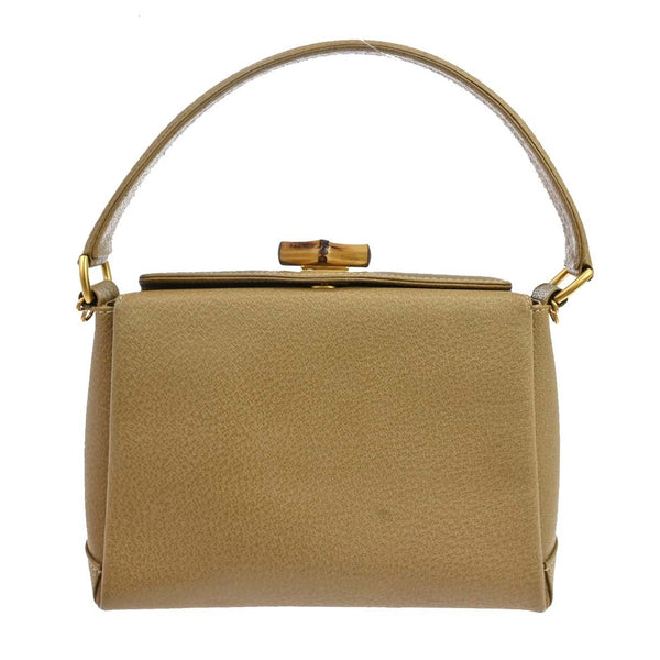 Gucci Bamboo in Pelle Beige Vintage
