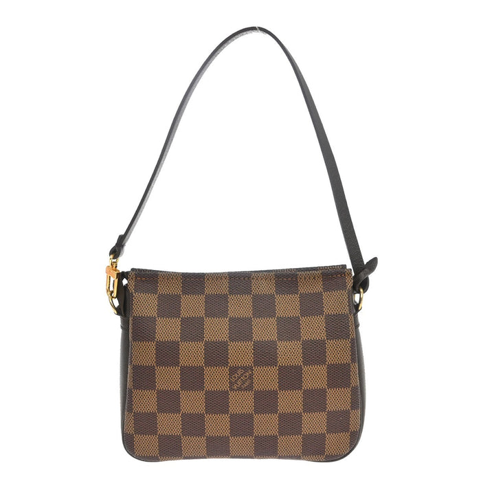 Louis Vuitton Trousse Make-up in Tela Damier Ebène Marrone Vintage