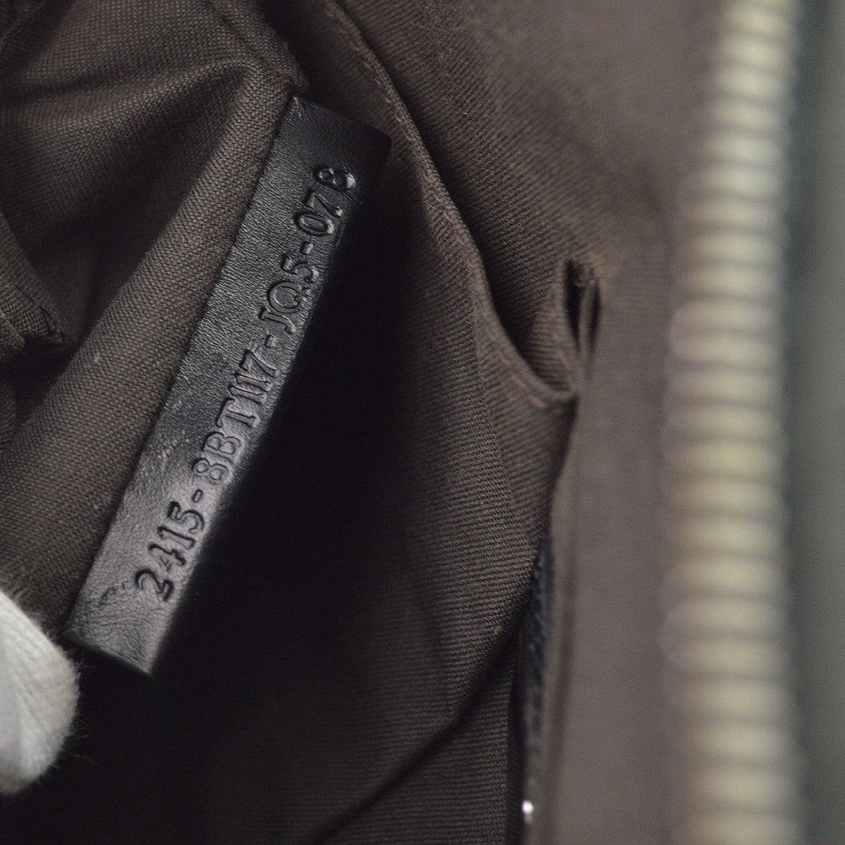 Fendi Black Zucchino Shoulder Bag