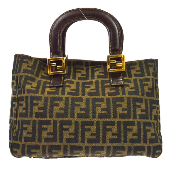 Borsa Fendi Zucca Tote Vintage in Tela Marrone