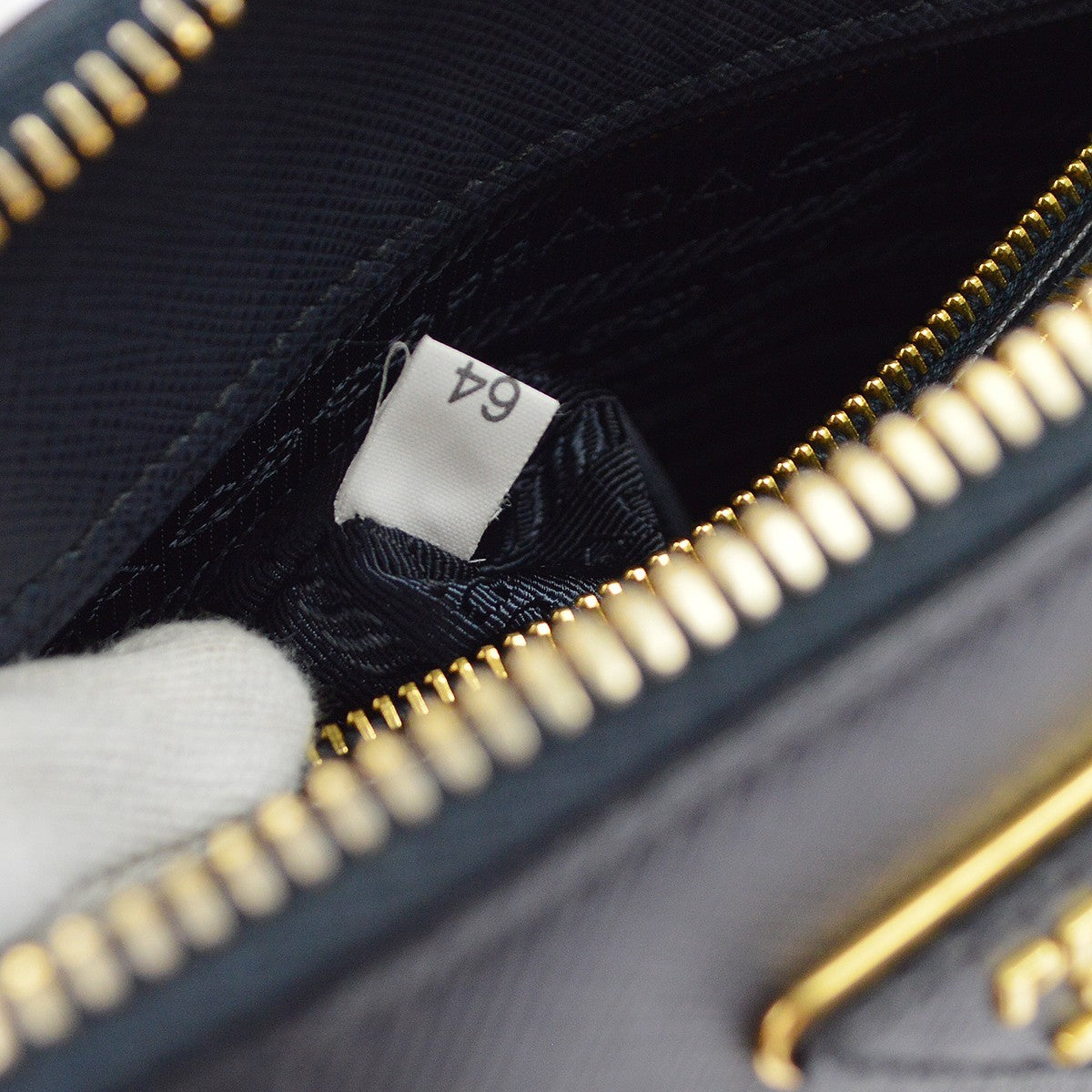Prada Navy Leather Promenade Shoulder Handbag