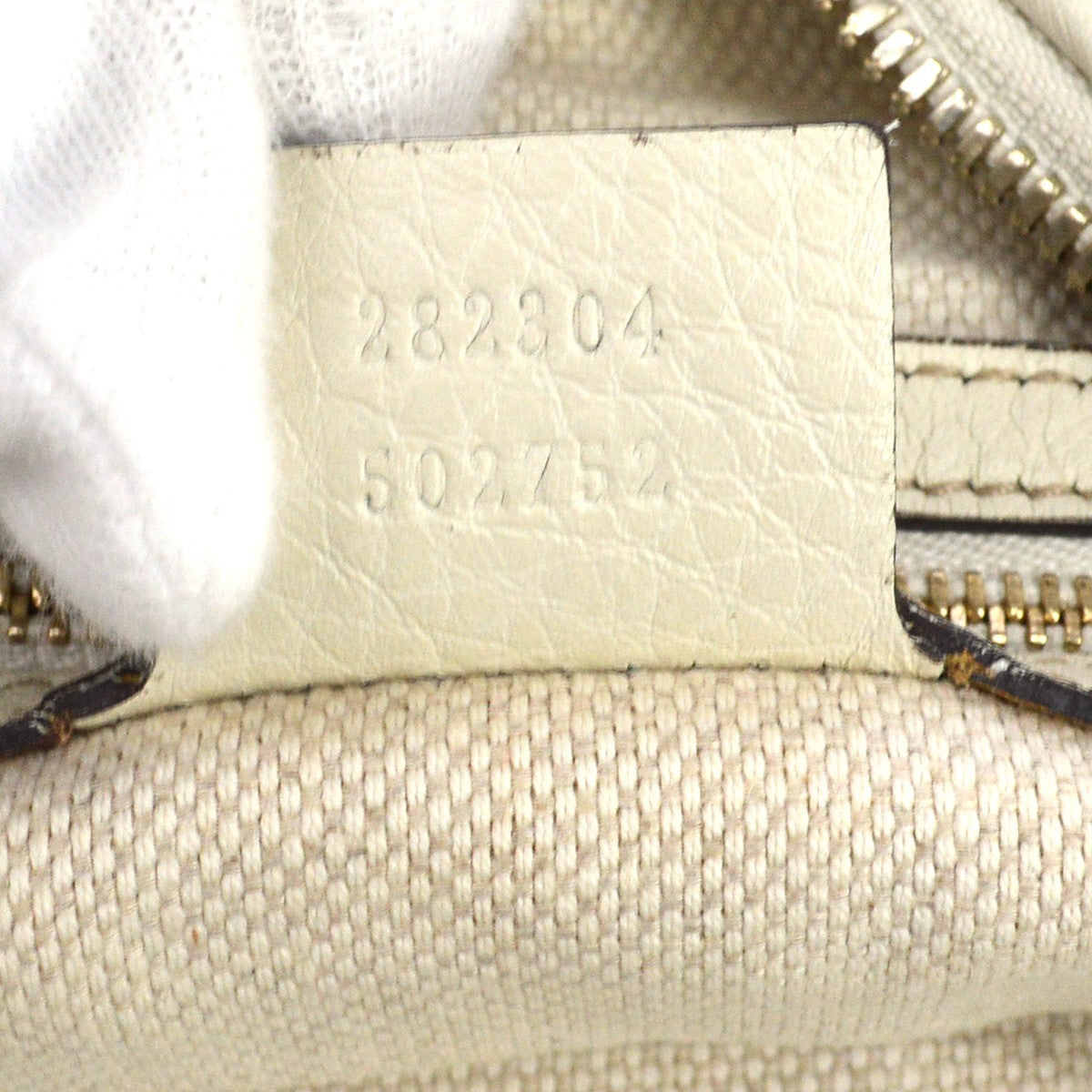 Gucci Off-white Calfskin Soho Hobo Shoulder Bag Vintage