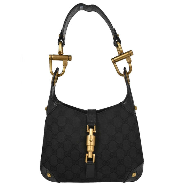 Borsa Gucci GG Jackie Vintage in Tela Nera