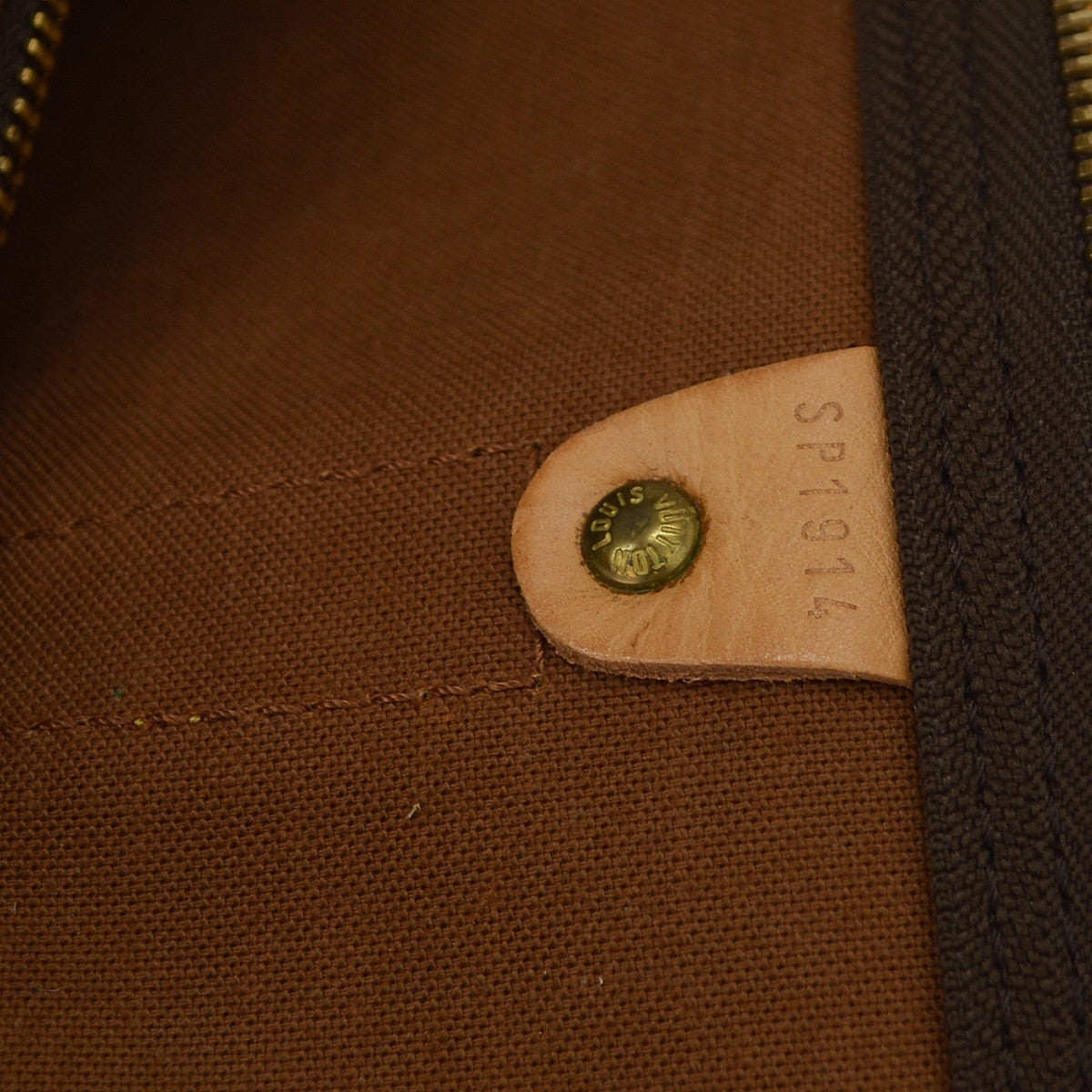 Louis Vuitton Keepall 55 Travel Handbag Monogram