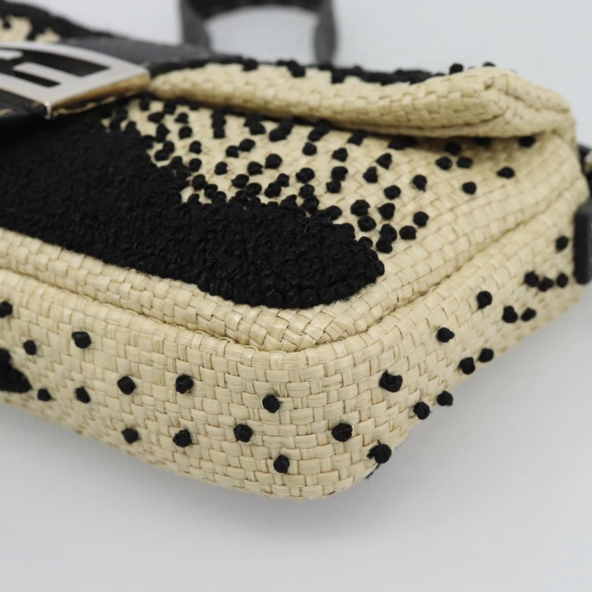 FENDI Selleria Ricamo Floreale Baguette Bag Beige Originale | 8BR101