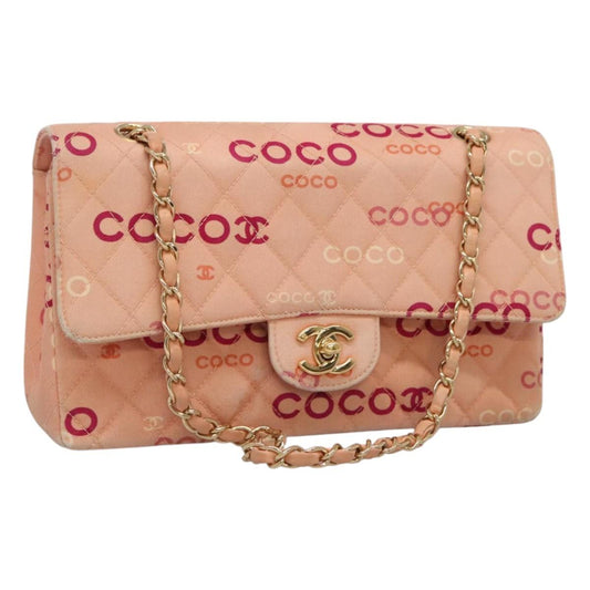 CHANEL Matelasse 25 COCO Icon Chain Bag Rosa Originale | Tela