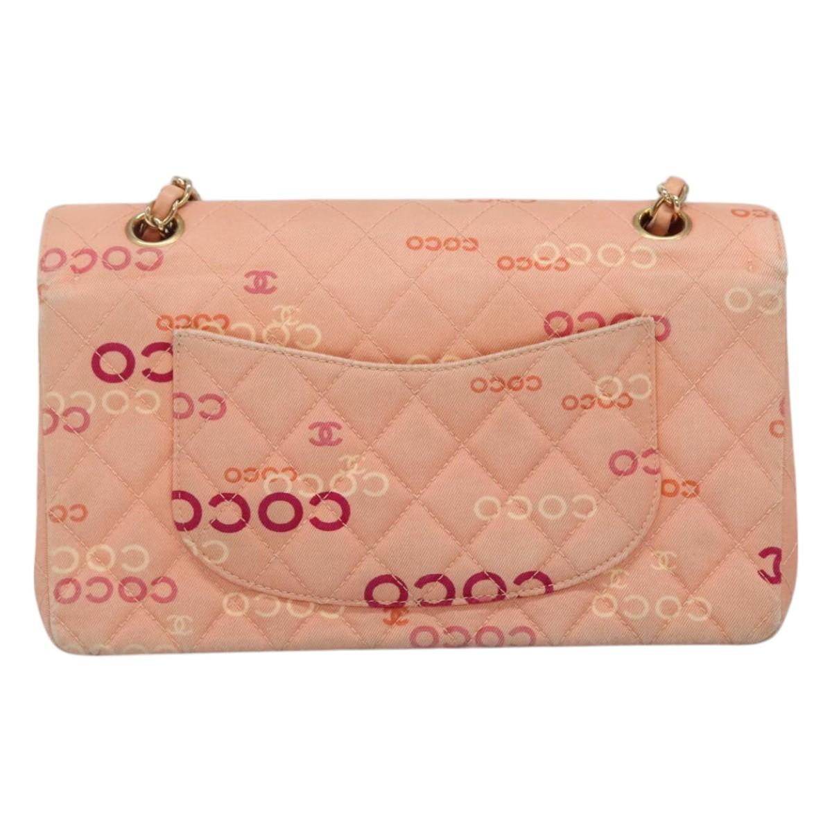 CHANEL Matelasse 25 COCO Icon Chain Bag Rosa Originale | Tela