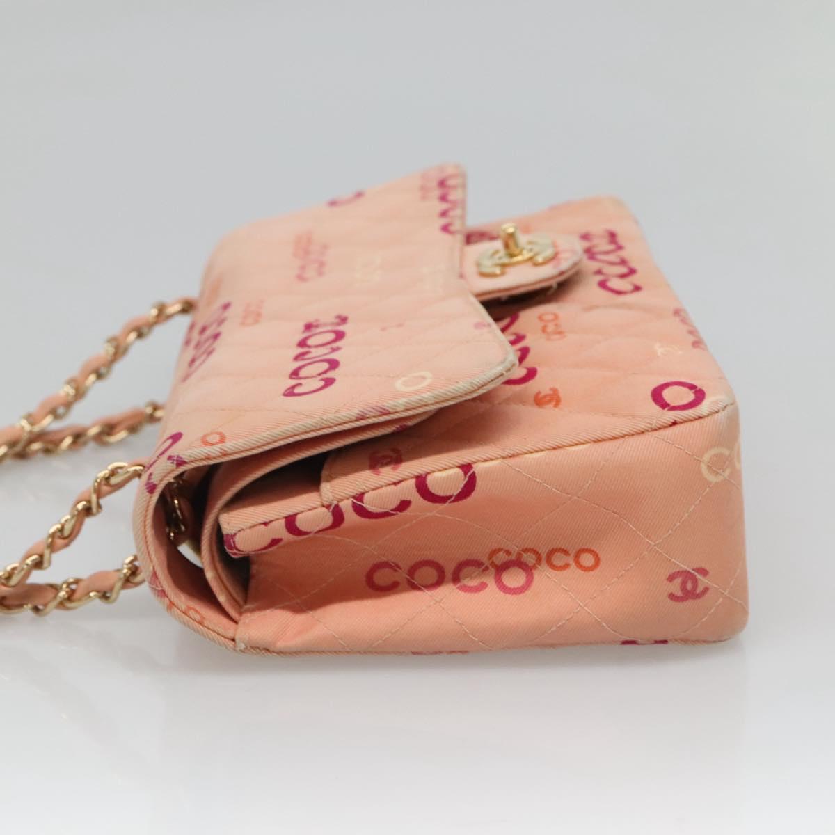 CHANEL Matelasse 25 COCO Icon Chain Bag Rosa Originale | Tela