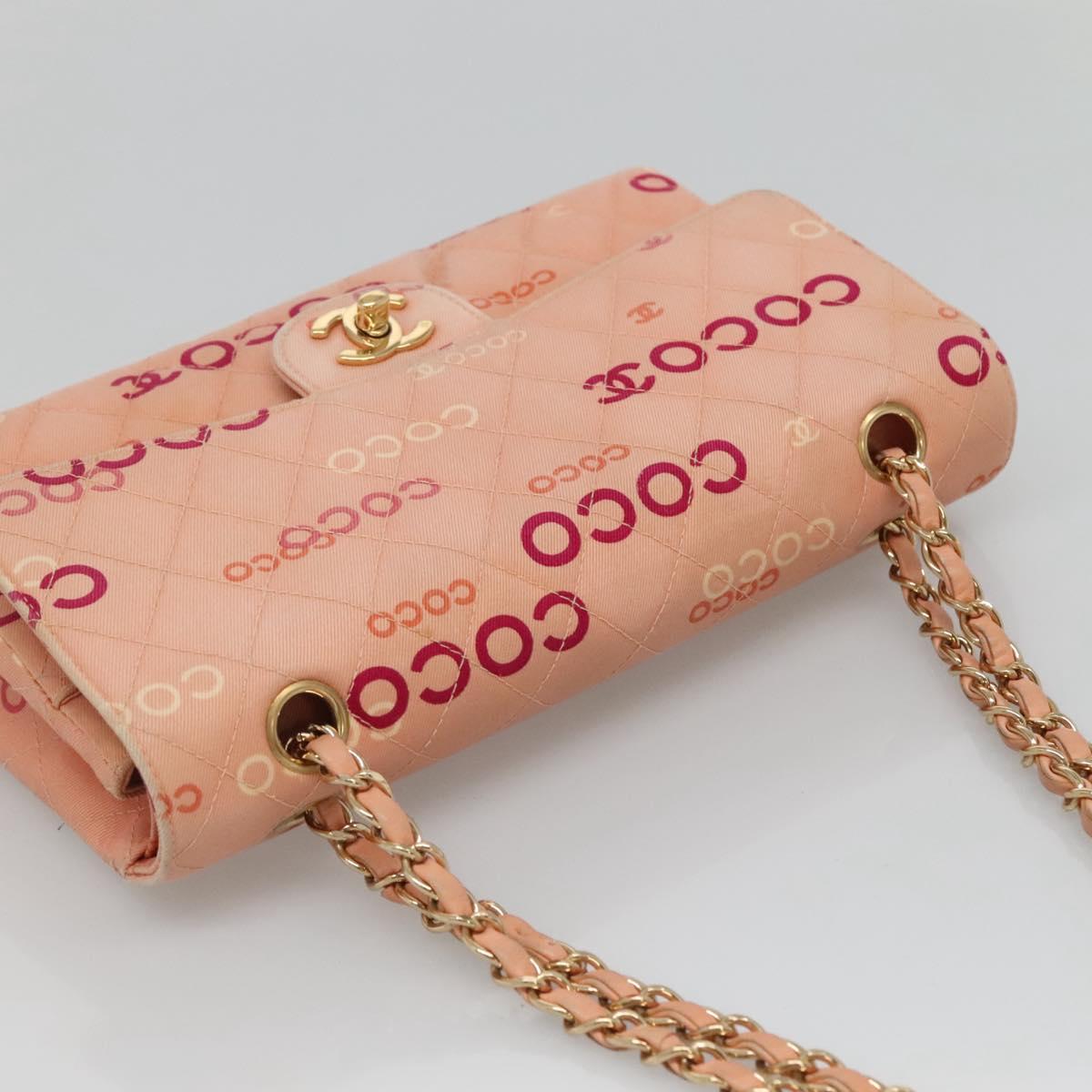 CHANEL Matelasse 25 COCO Icon Chain Bag Rosa Originale | Tela
