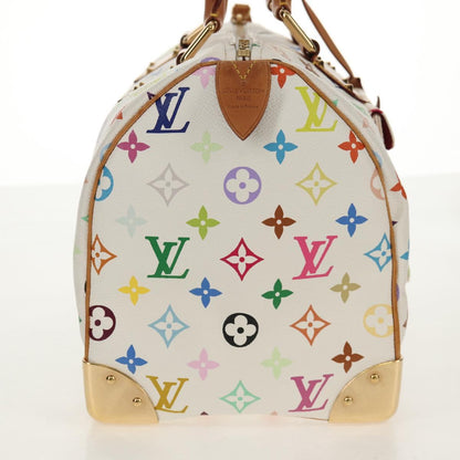 Louis Vuitton Multicolor Speedy 30 Handbag White Authentic 150196V - photo 5