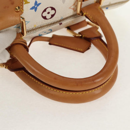 Louis Vuitton Multicolor Speedy 30 Handbag White Authentic 150196V - photo 7