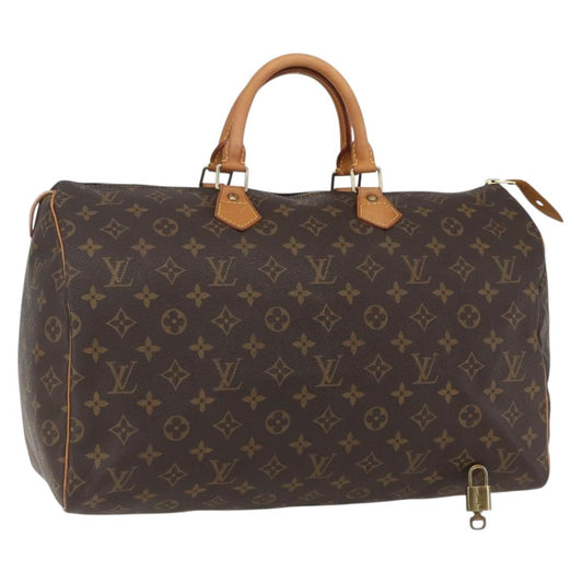 Louis Vuitton Speedy 40 Monogram Canvas Handbag Authentic 156336V - photo 1