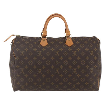 Louis Vuitton Speedy 40 Monogram Canvas Handbag Authentic 156336V - photo 3