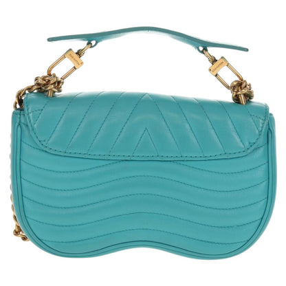 Louis Vuitton New Wave PM Heart Bag Shoulder Bag Turquoise Blue Authentic 157113M - photo 2