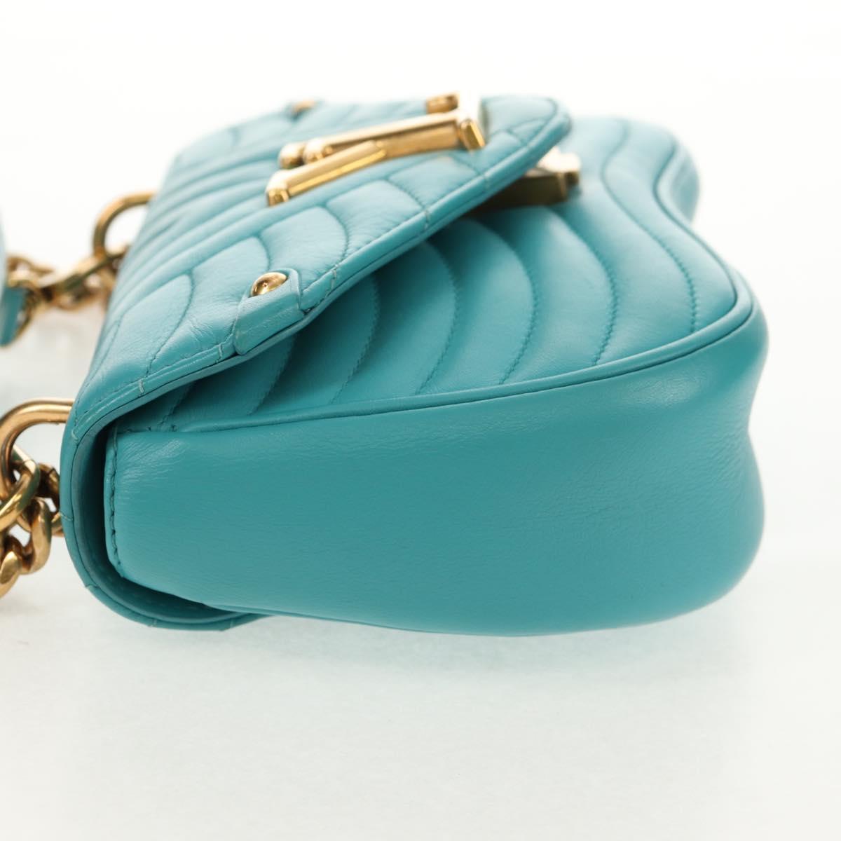 Louis Vuitton New Wave PM Heart Bag Shoulder Bag Turquoise Blue Authentic 157113M - photo 3