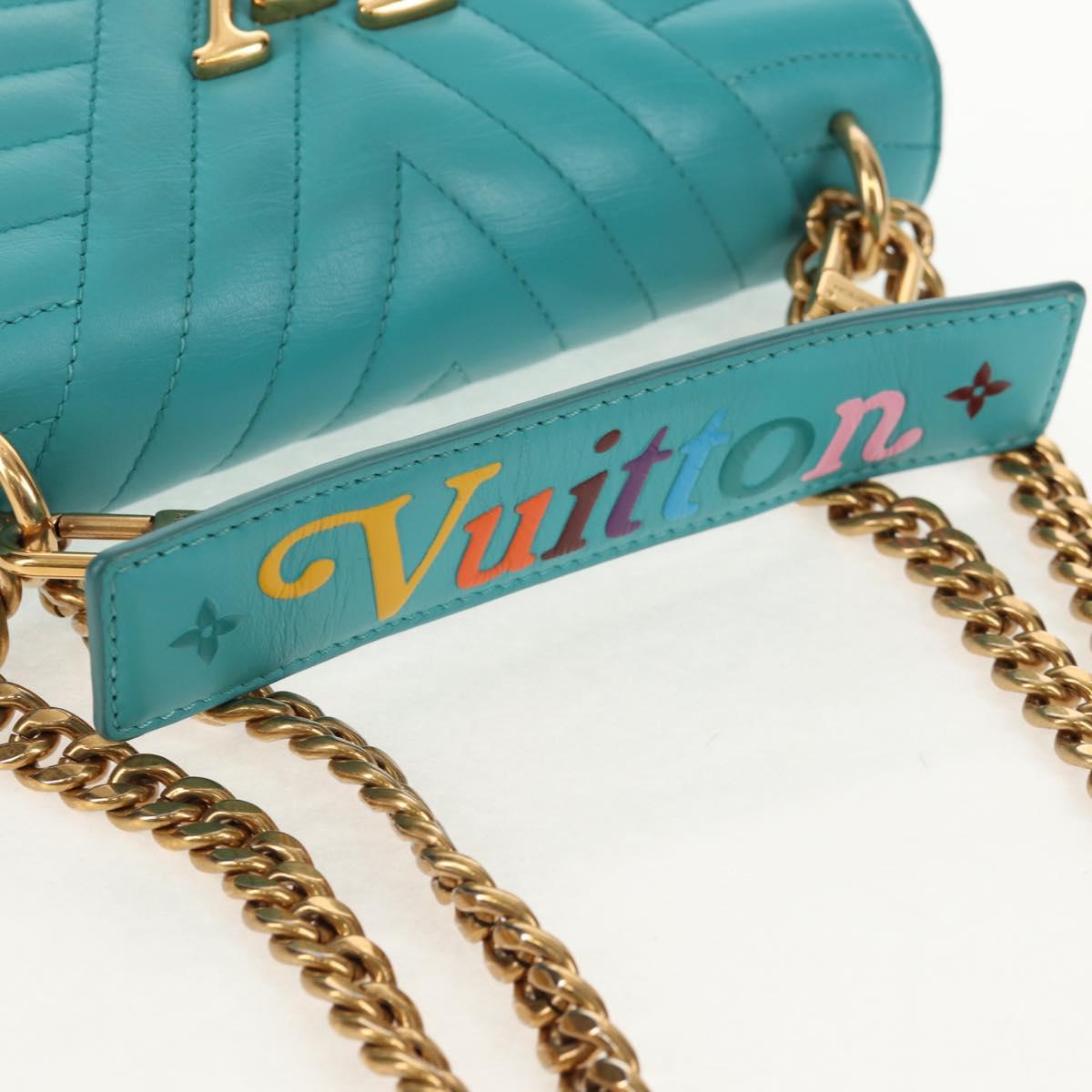 Louis Vuitton New Wave PM Heart Bag Shoulder Bag Turquoise Blue Authentic 157113M - photo 7
