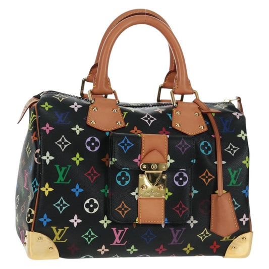 Louis Vuitton Multicolor Speedy 30 Handbag Black Authentic 157571SM - photo 1