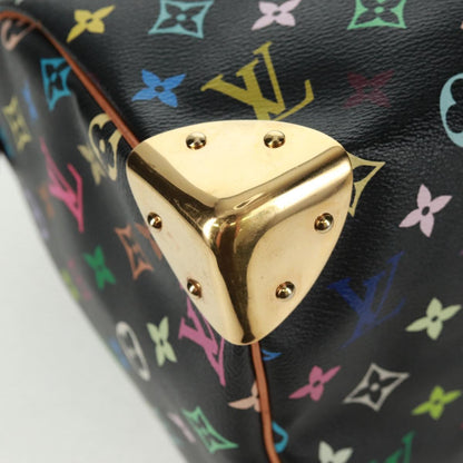 Louis Vuitton Multicolor Speedy 30 Handbag Black Authentic 157571SM - photo 8