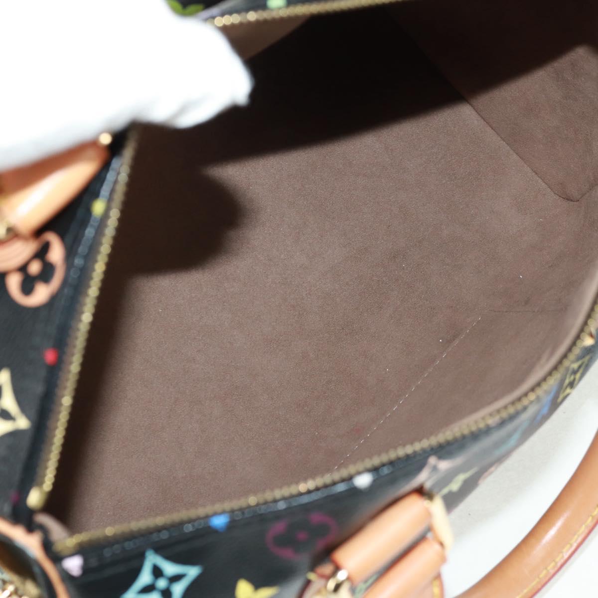 Louis Vuitton Multicolor Speedy 30 Handbag Black Authentic 157571SM - photo 10