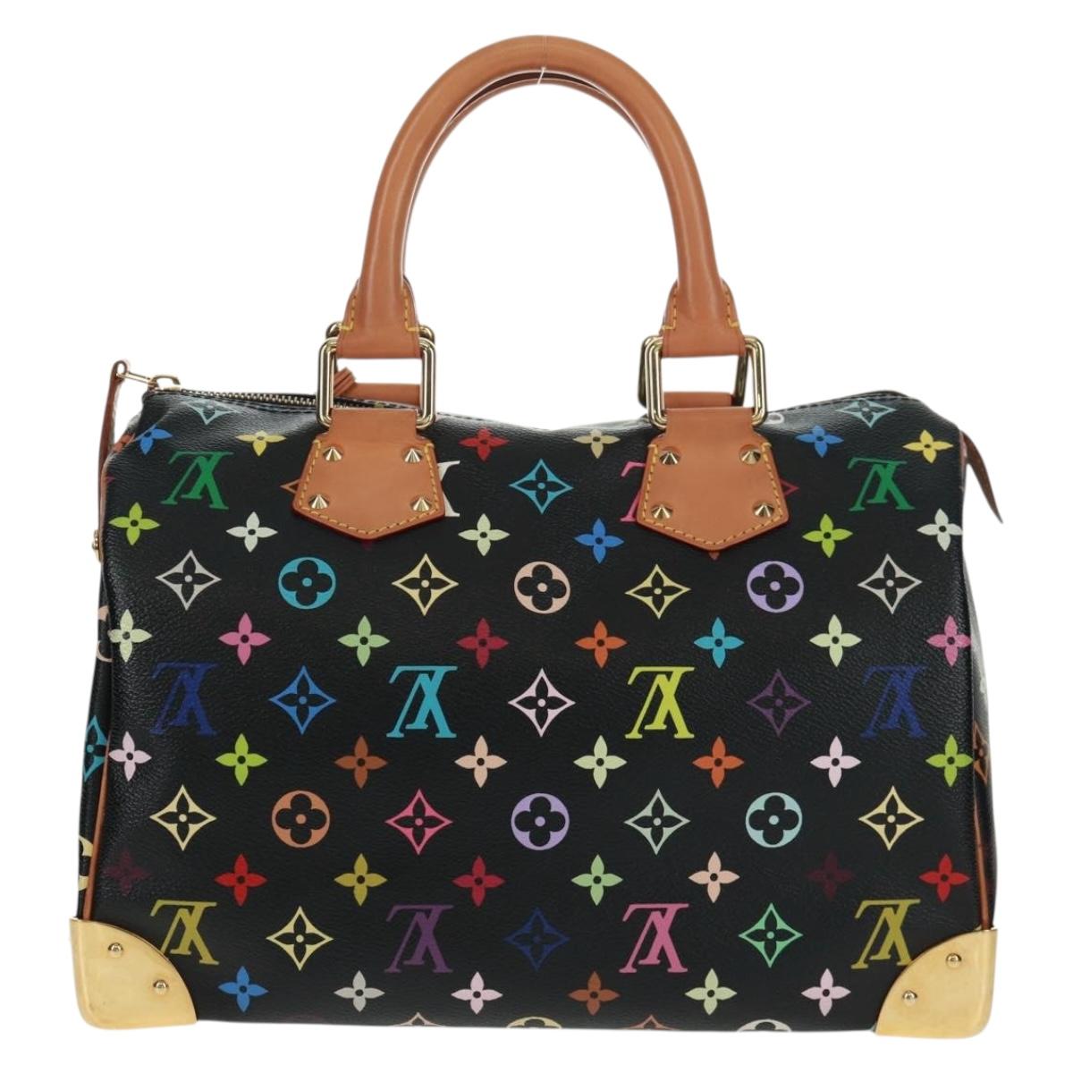 Louis Vuitton Multicolor Speedy 30 Handbag Black Authentic 157571SM - photo 2