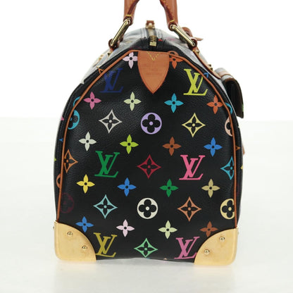 Louis Vuitton Multicolor Speedy 30 Handbag Black Authentic 157571SM - photo 4