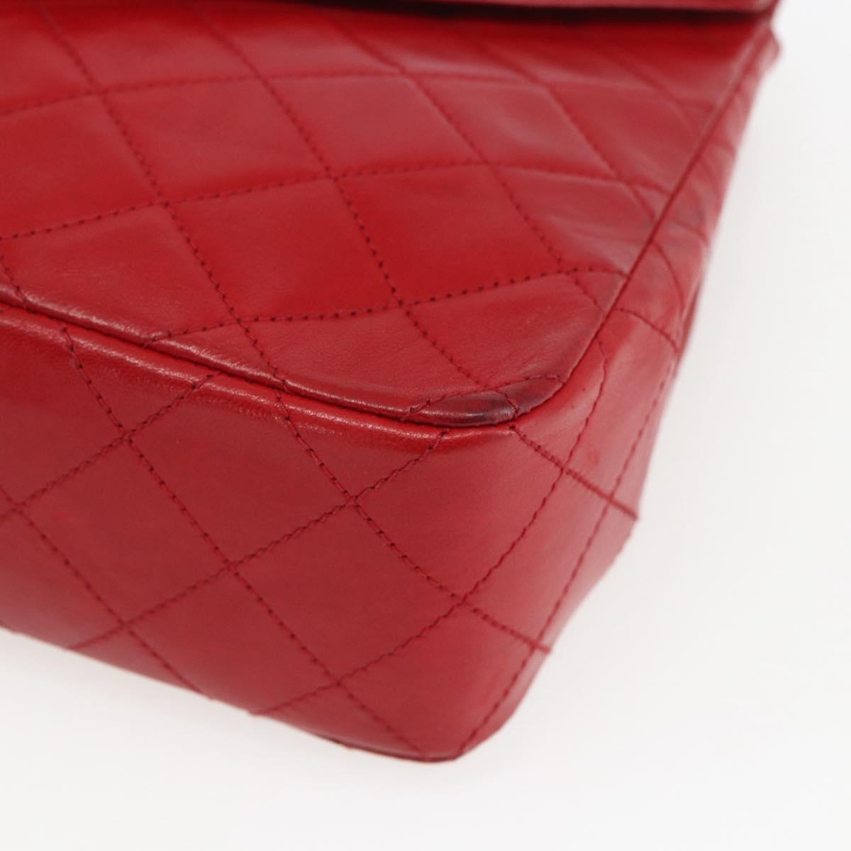 CHANEL Matelasse Chain Bag Rossa Originale | Borsa a Catena Oro