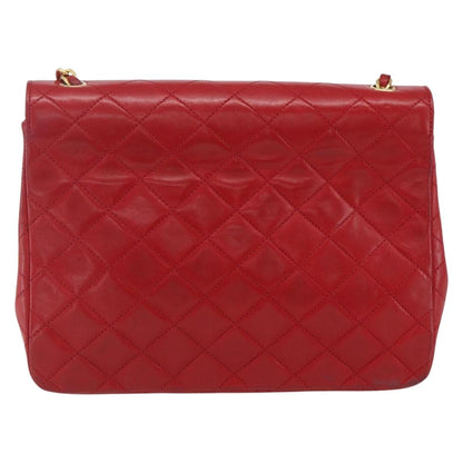 CHANEL Matelasse Chain Bag Rossa Originale | Borsa a Catena Oro