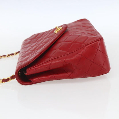CHANEL Matelasse Chain Bag Rossa Originale | Borsa a Catena Oro
