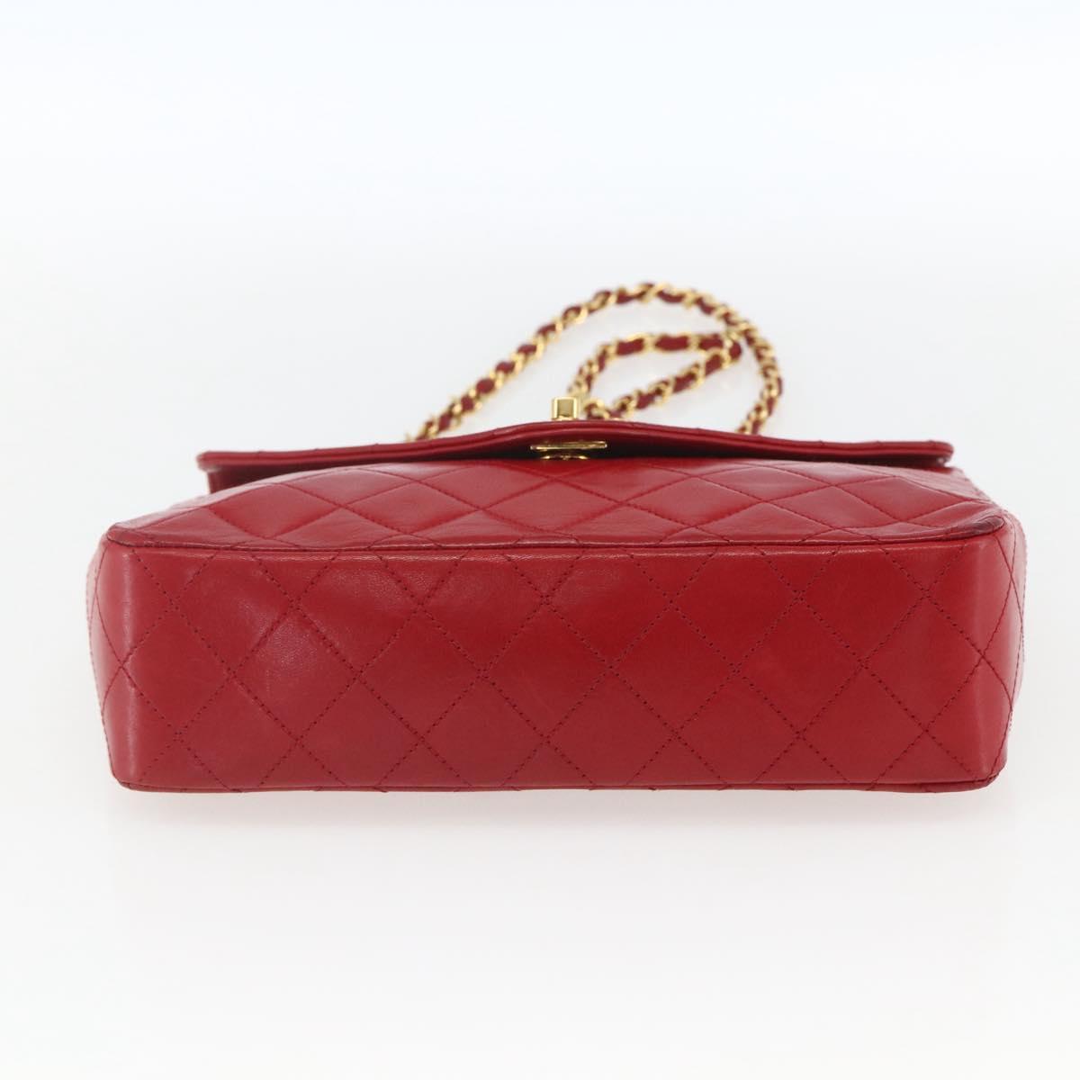 CHANEL Matelasse Chain Bag Rossa Originale | Borsa a Catena Oro