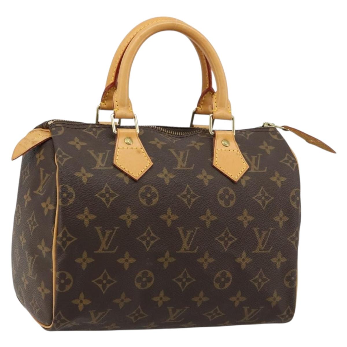 Louis Vuitton Speedy 25 Monogram Canvas Handbag Authentic 165271A - photo 1