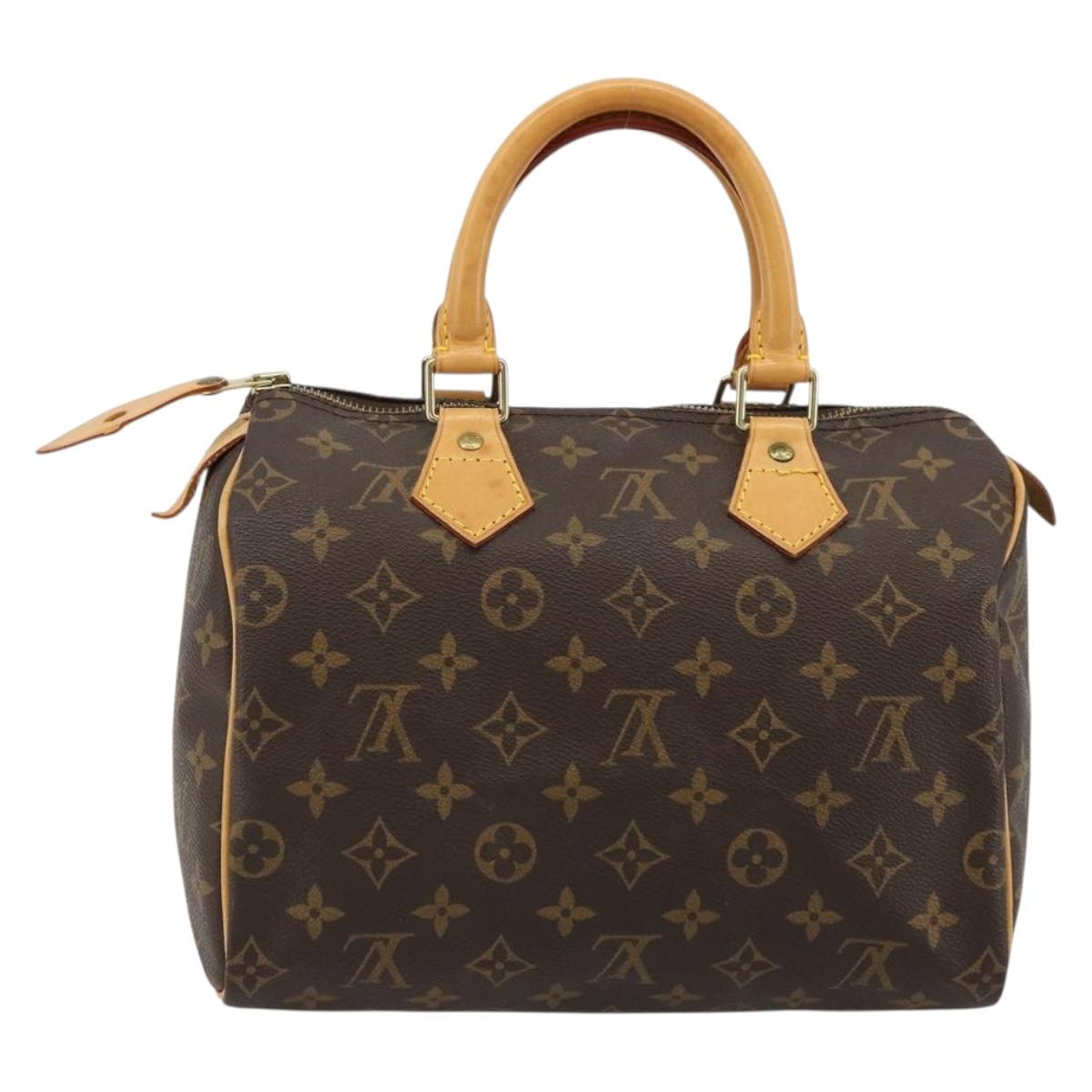 Louis Vuitton Speedy 25 Monogram Canvas Handbag Authentic 165271A - photo 2