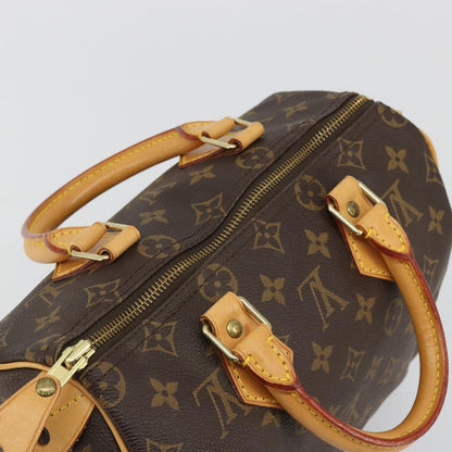 Louis Vuitton Speedy 25 Monogram Canvas Handbag Authentic 165271A - photo 6