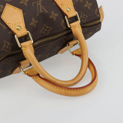 Louis Vuitton Speedy 25 Monogram Canvas Handbag Authentic 165271A - photo 7