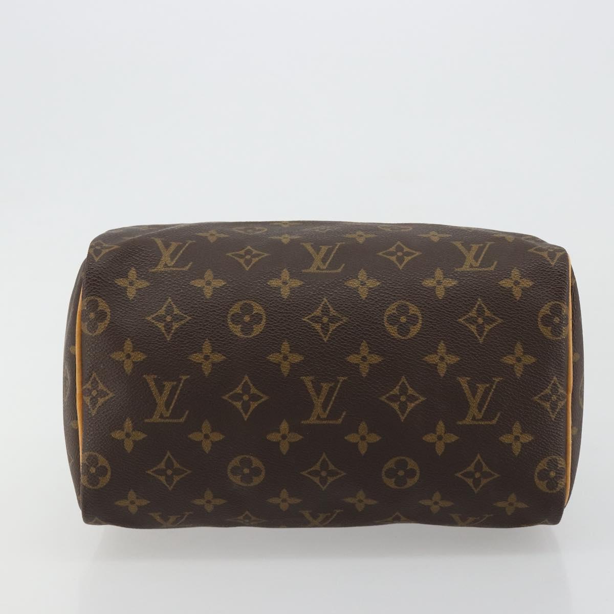 Louis Vuitton Speedy 25 Monogram Canvas Handbag Authentic 165271A - photo 5