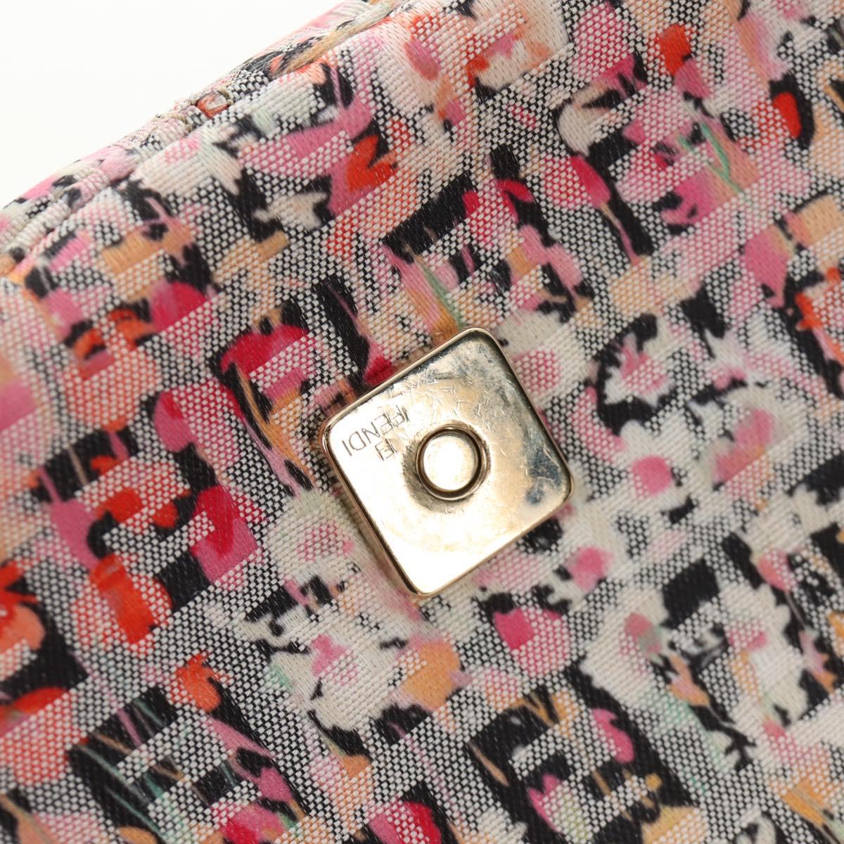 FENDI Zucchino Canvas Baguette Bag Rosa Oro Originale | Mamma Baguette