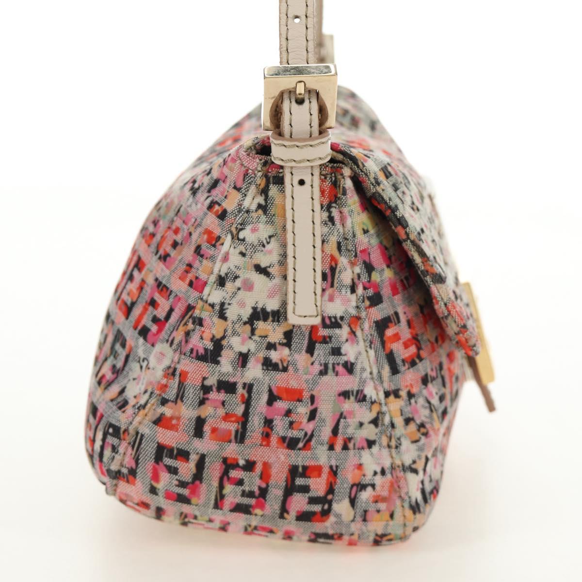 FENDI Zucchino Canvas Baguette Bag Rosa Oro Originale | Mamma Baguette