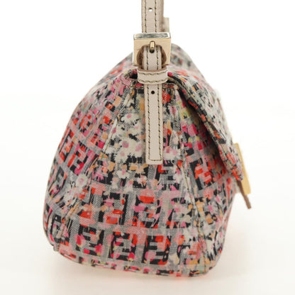FENDI Zucchino Canvas Baguette Bag Rosa Oro Originale | Mamma Baguette
