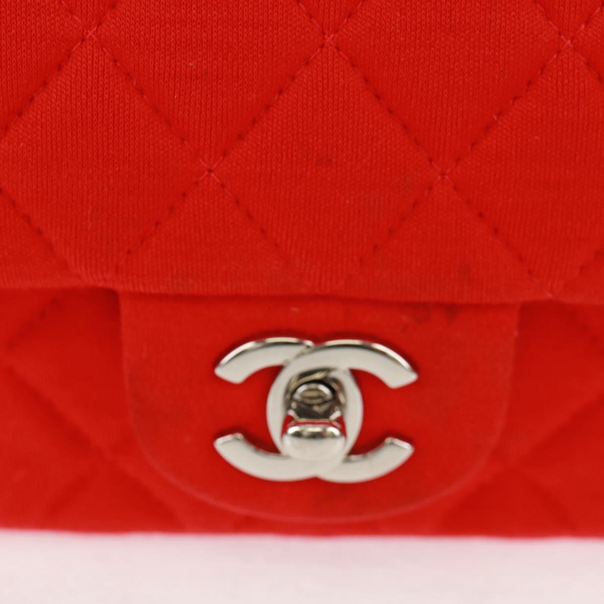 CHANEL Matelasse 20 Chain Bag Rossa Argento Originale | Cotone