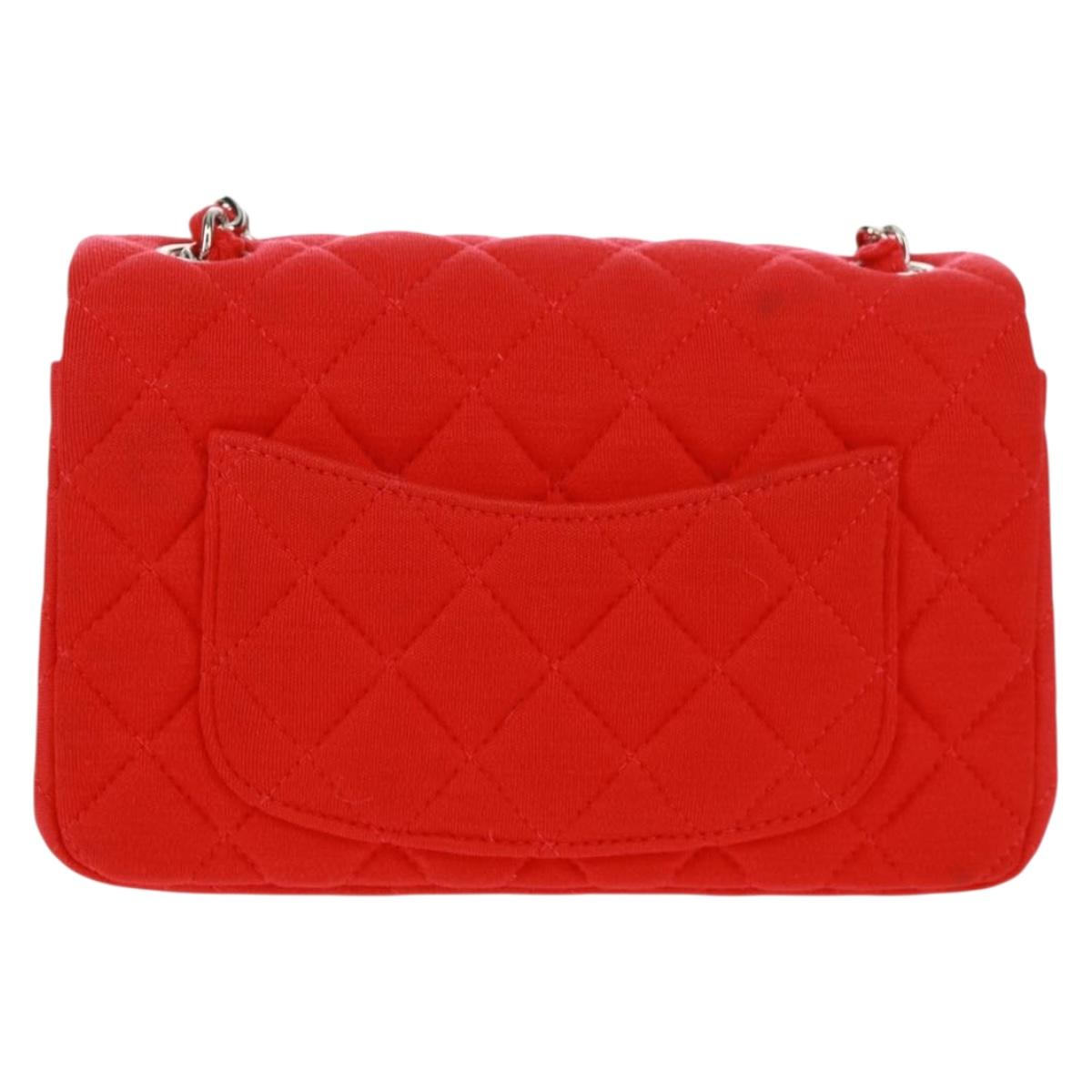CHANEL Matelasse 20 Chain Bag Rossa Argento Originale | Cotone