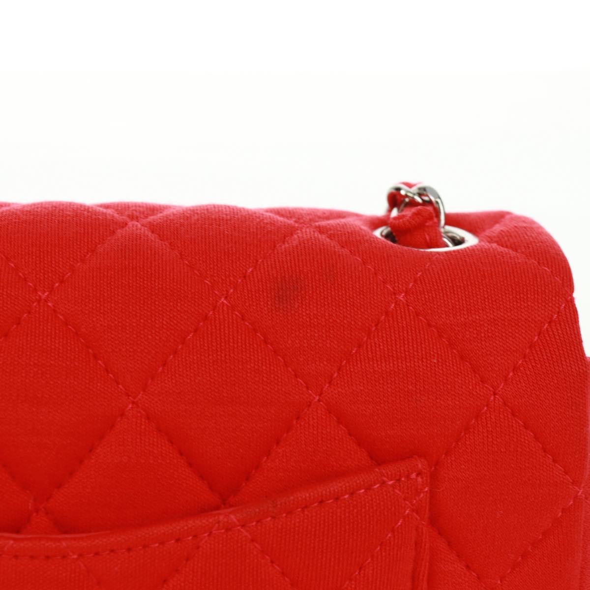 CHANEL Matelasse 20 Chain Bag Rossa Argento Originale | Cotone