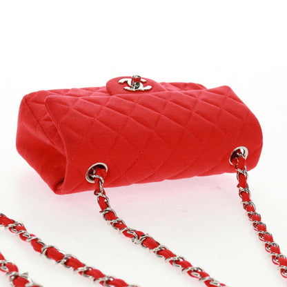 CHANEL Matelasse 20 Chain Bag Rossa Argento Originale | Cotone