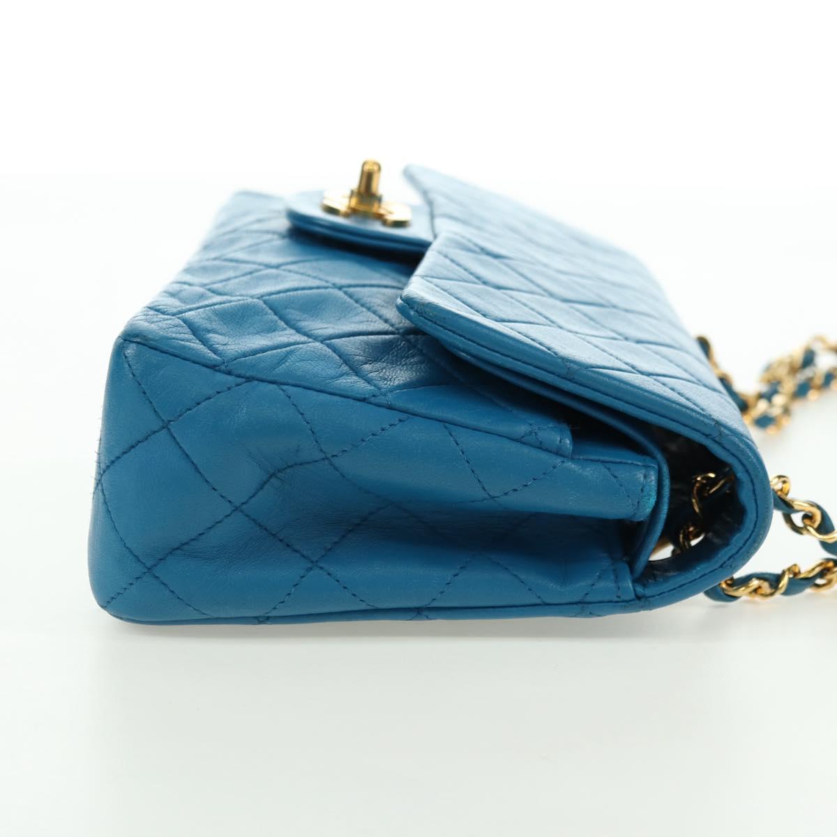 CHANEL Matelasse 23 Chain Bag Blu Originale | Borsa Oro