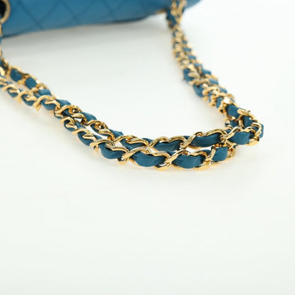 CHANEL Matelasse 23 Chain Bag Blu Originale | Borsa Oro