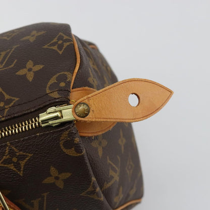 Louis Vuitton Speedy 25 Monogram Canvas Handbag Authentic 179455A - photo 9