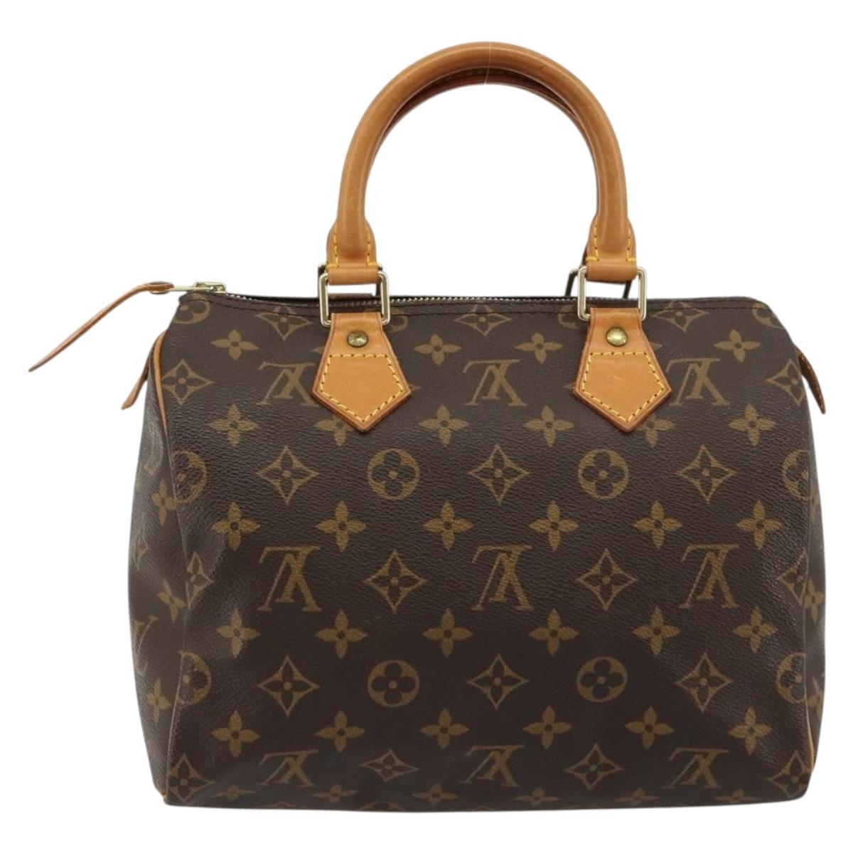 Louis Vuitton Speedy 25 Monogram Canvas Handbag Authentic 179455A - photo 2