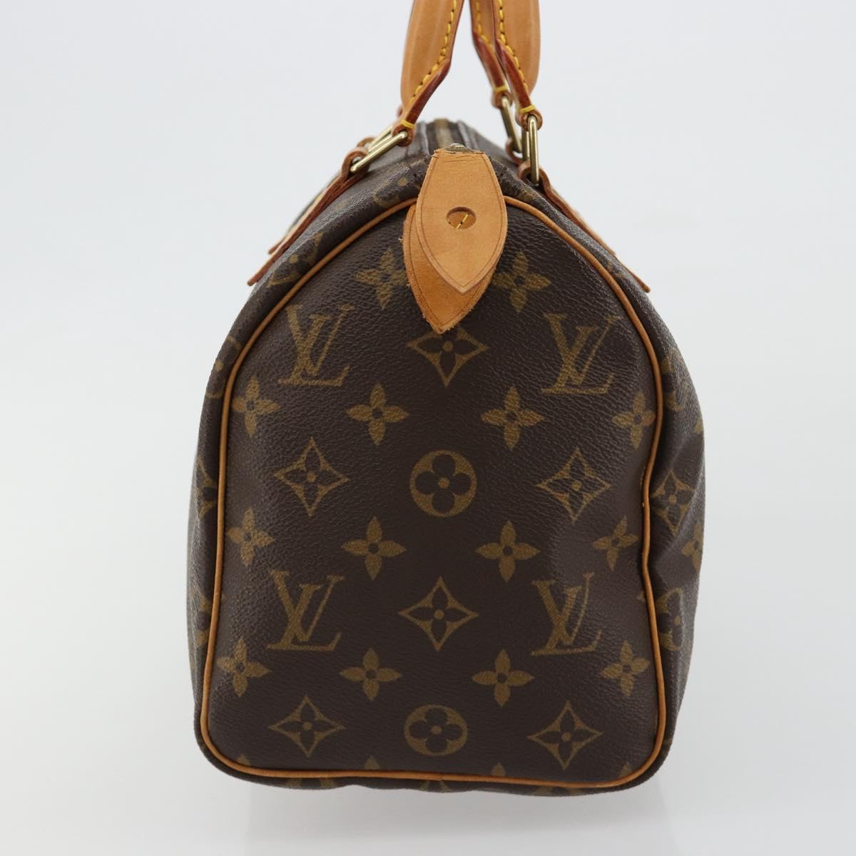 Louis Vuitton Speedy 25 Monogram Canvas Handbag Authentic 179455A - photo 4