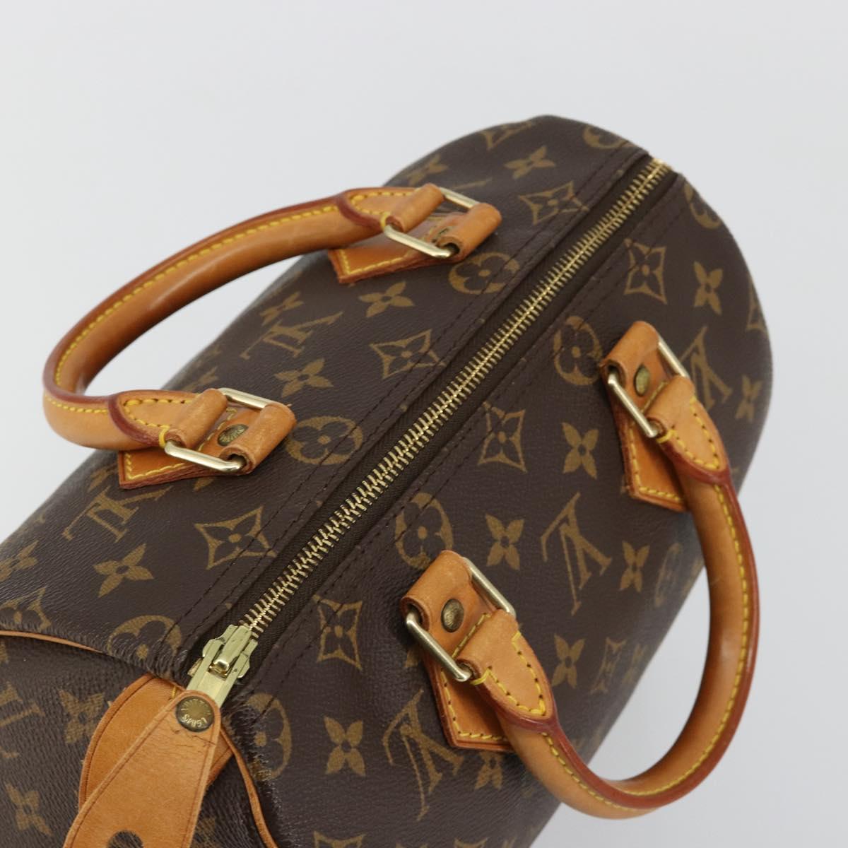 Louis Vuitton Speedy 25 Monogram Canvas Handbag Authentic 179455A - photo 6