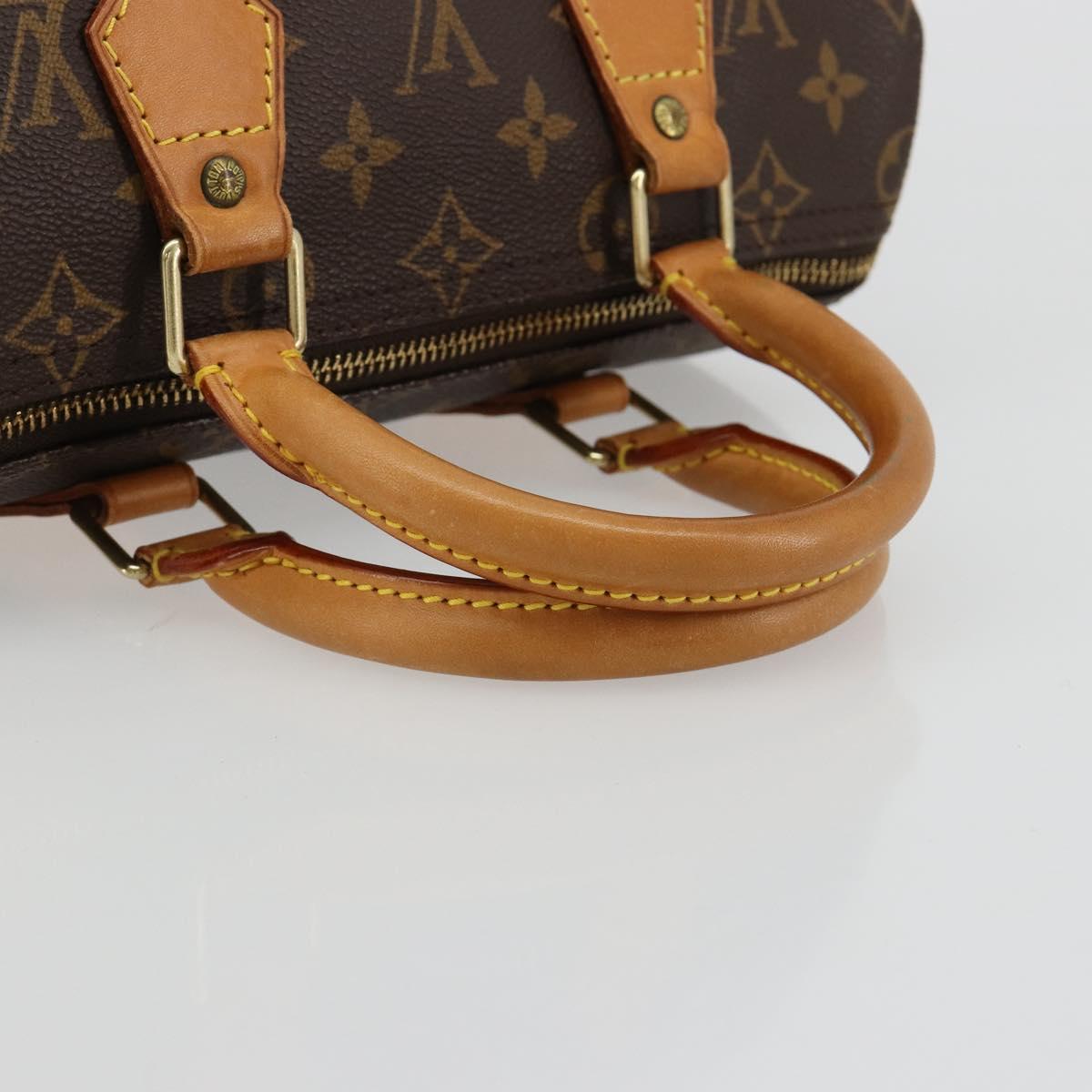 Louis Vuitton Speedy 25 Monogram Canvas Handbag Authentic 179455A - photo 7